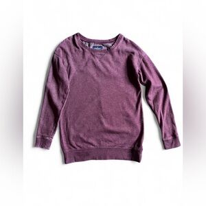 American Eagle Outfitters Women’s Maroon Y2K Crew Oversized Neck Sweater Size XS